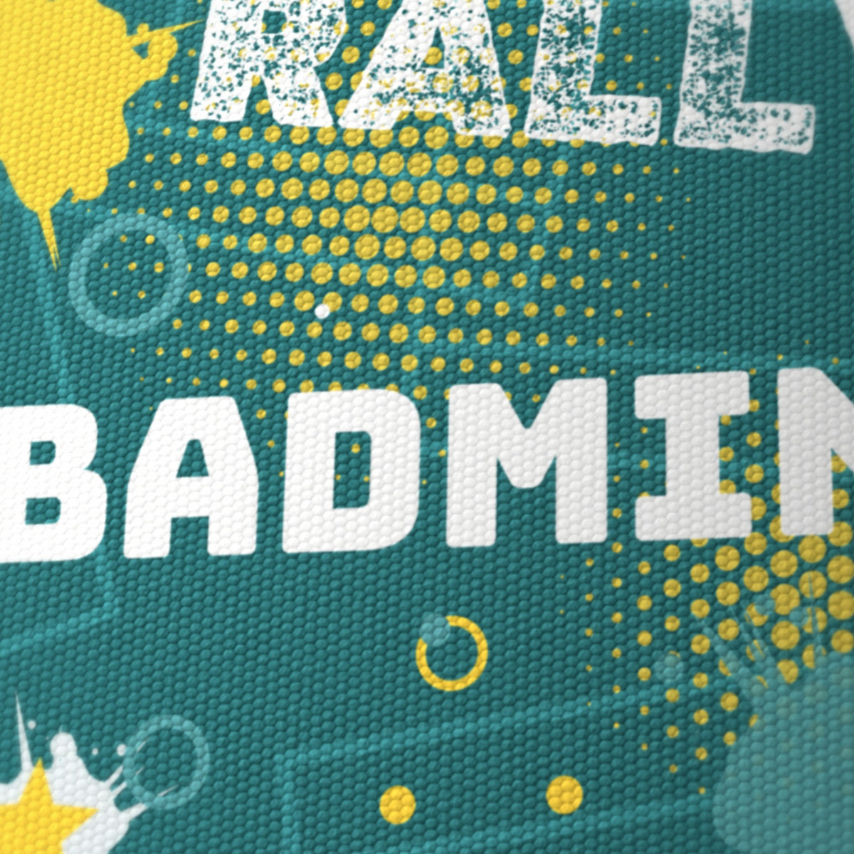 Teal Badminton Smash lampshade - 20cm x 18.5cm Ceiling - photo 6