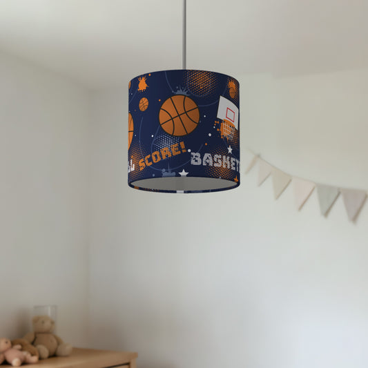 Navy Slam Dunk lampshade - 20cm x 18.5cm Ceiling - photo 2