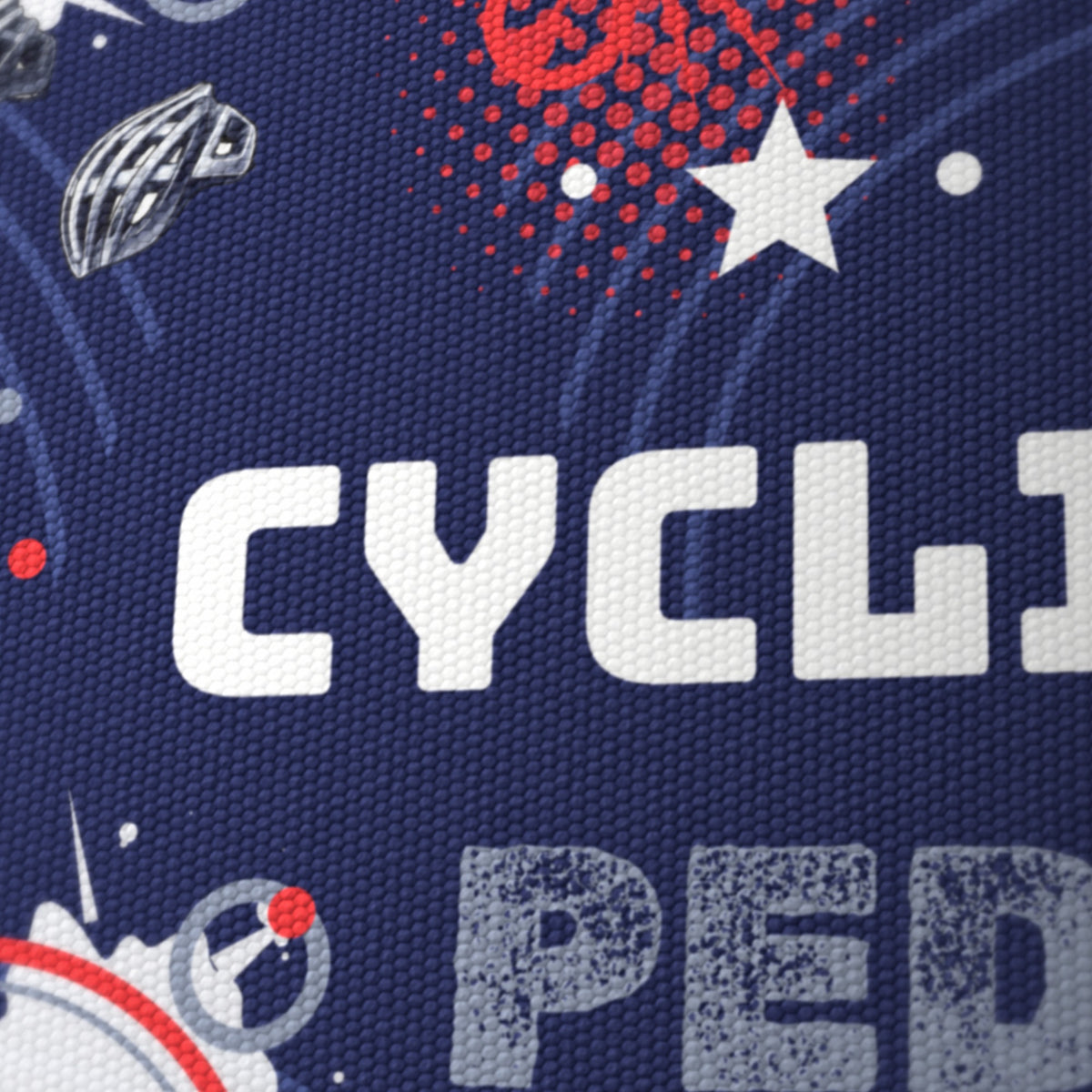 Navy Pedal Power lampshade - 20cm x 18.5cm Ceiling - photo 6