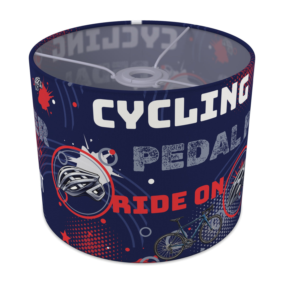 Navy Pedal Power lampshade - 25cm x 20cm Ceiling