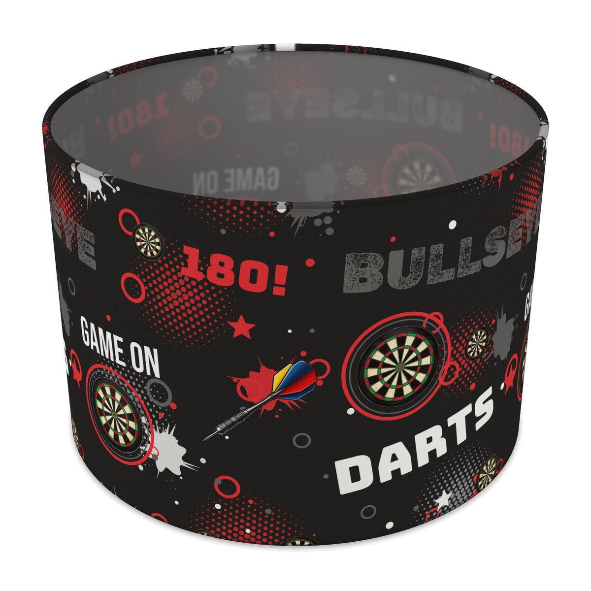 Black Darts Night lampshade - 30cm x 21cm Table