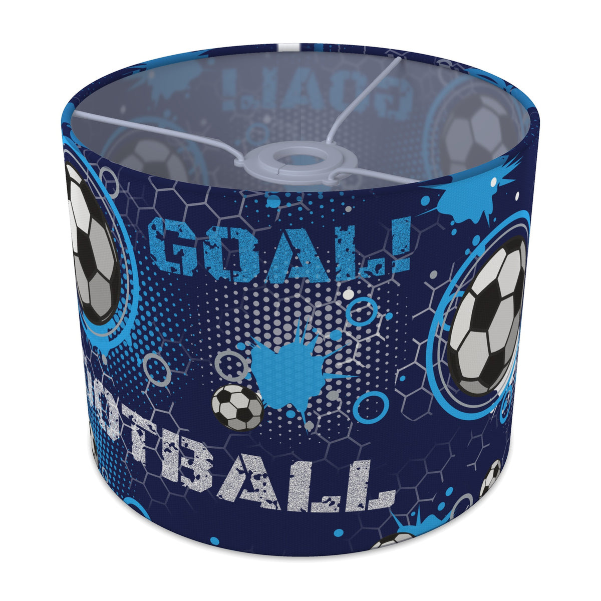 Navy Football Crazy lampshade - 25cm x 20cm Ceiling