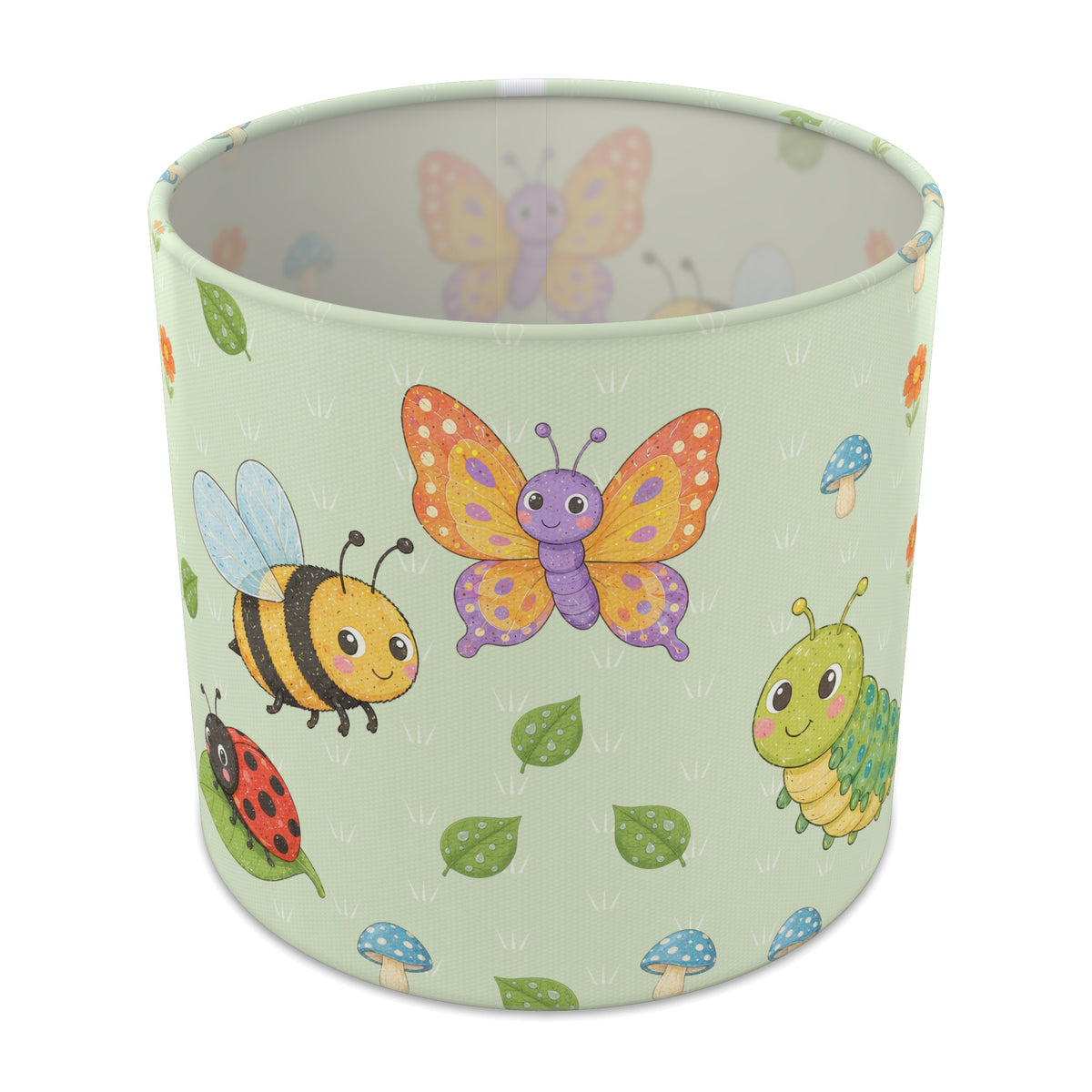 Meadow Garden Bugs lampshade - 20cm x 18.5cm Table