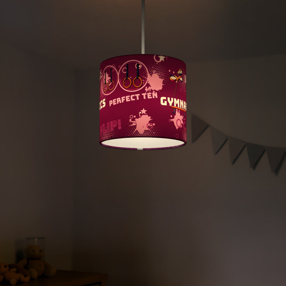 Berry Gymnastics Star lampshade - 20cm x 18.5cm Ceiling - photo 5