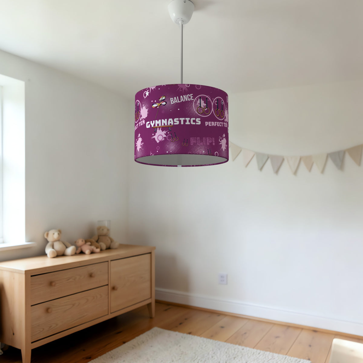Berry Gymnastics Star lampshade - 20cm x 18.5cm Ceiling - photo 3