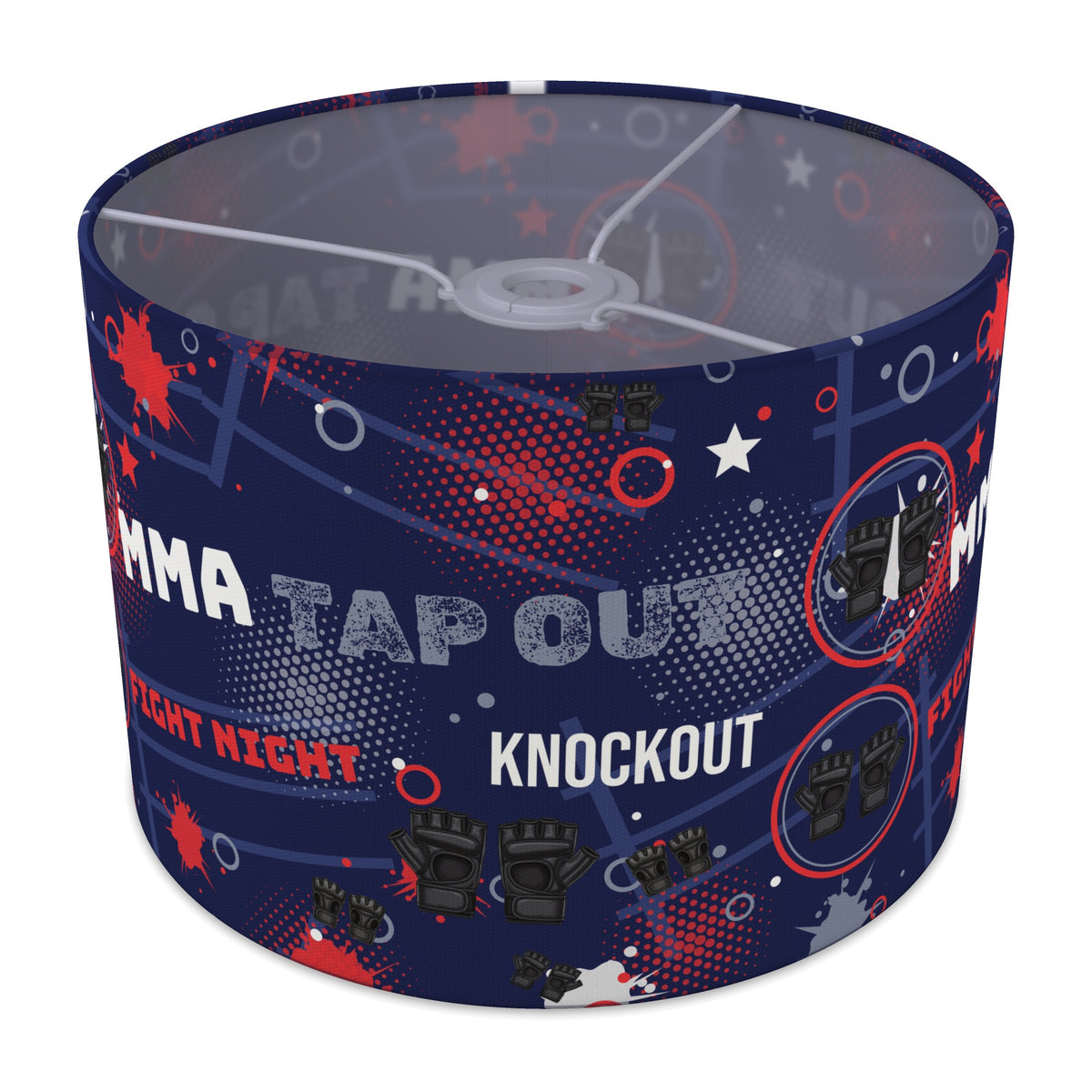Navy Fight Night lampshade - 30cm x 21cm Ceiling