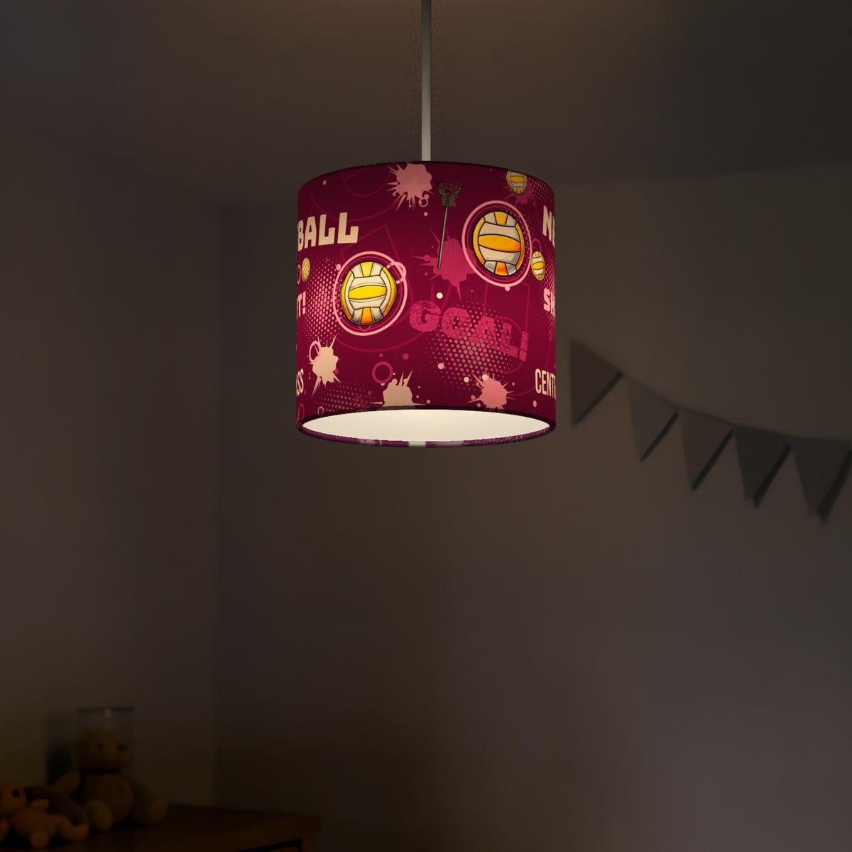 Berry Netball Star lampshade - 20cm x 18.5cm Ceiling - photo 5