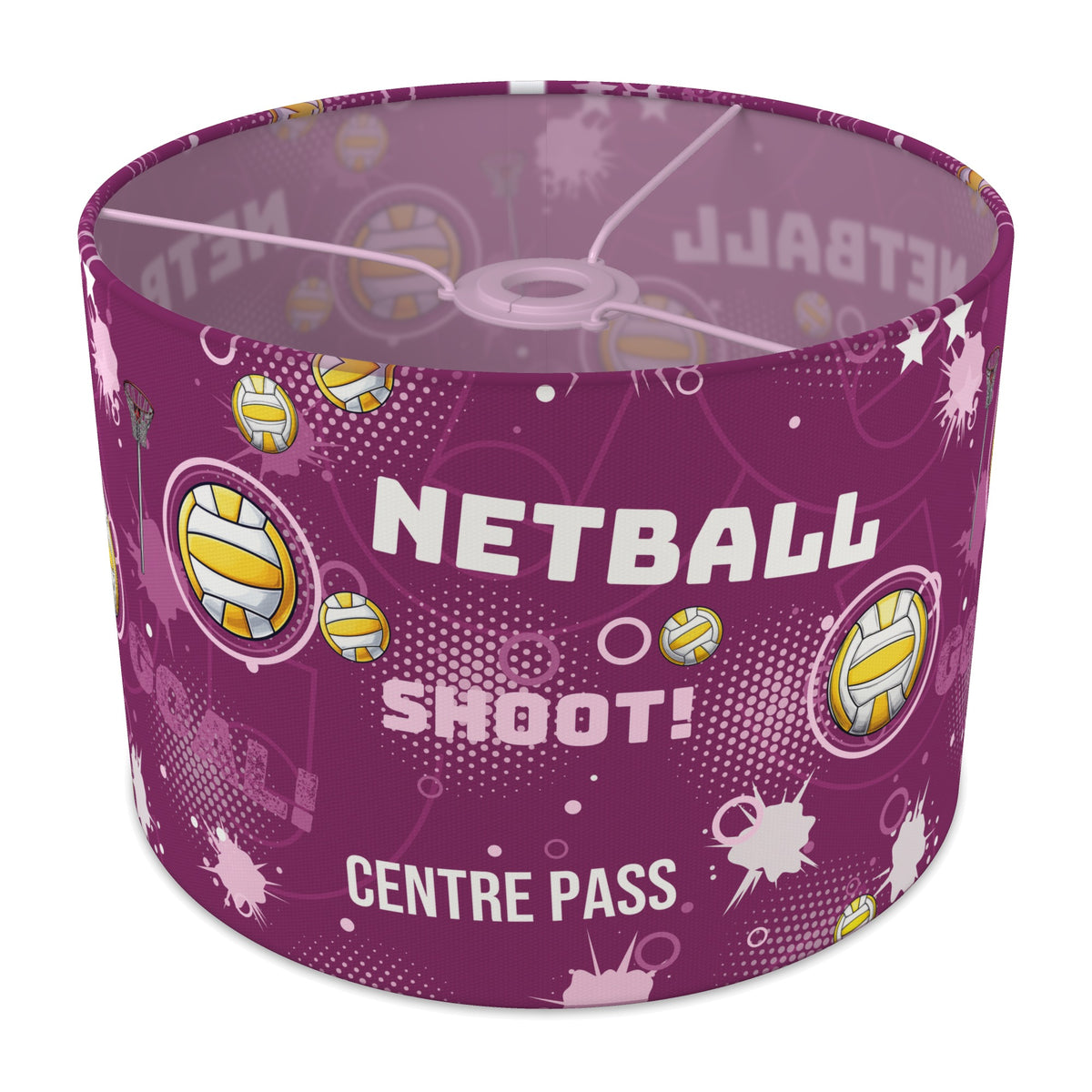 Berry Netball Star lampshade - 30cm x 21cm Ceiling