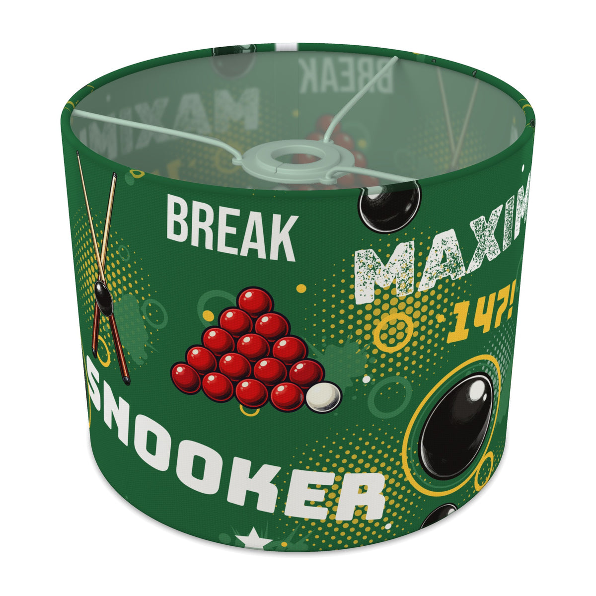 Pitch Snooker Break lampshade - 25cm x 20cm Ceiling