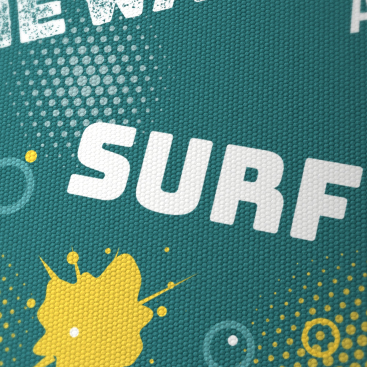 Teal Surf's Up lampshade - 20cm x 18.5cm Ceiling - photo 6