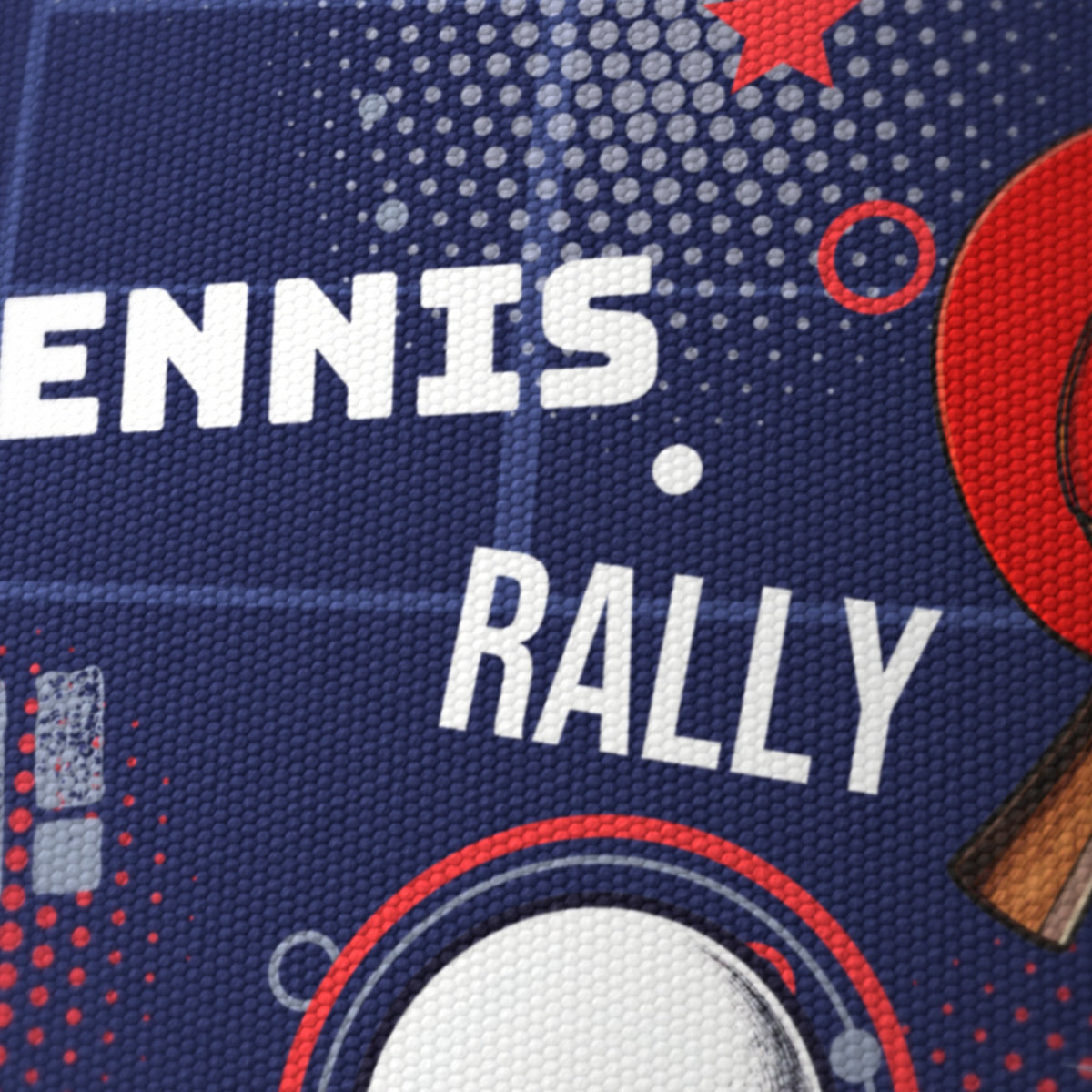 Navy Ping Pong Rally lampshade - 20cm x 18.5cm Ceiling - photo 6