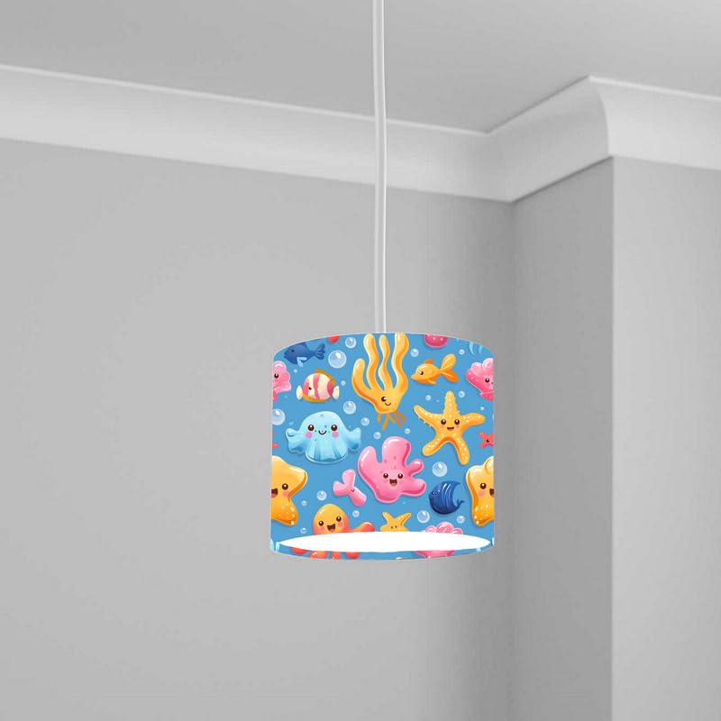 Aquatic Lampshade Kids Bedroom LightShade ver190 20CM X 18.5CM