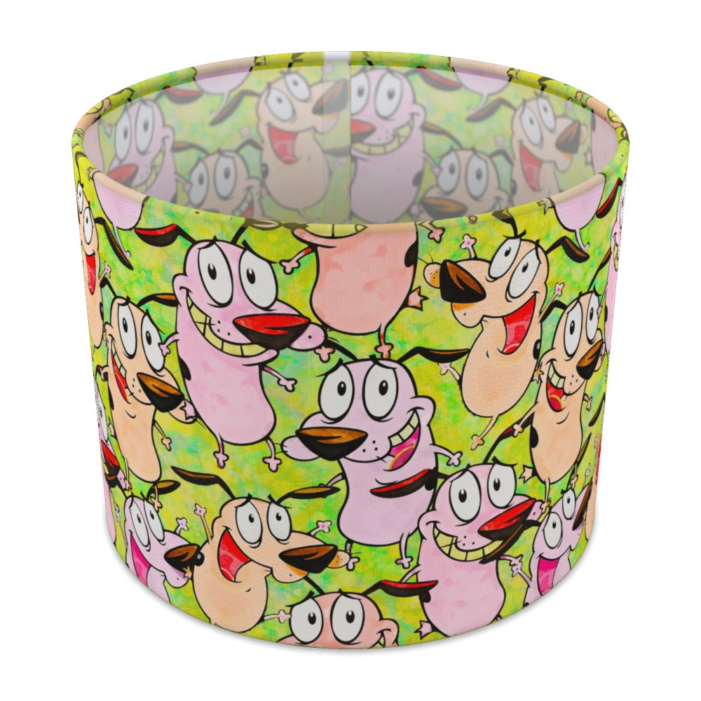 Colorful Cartoon Dog Pattern lampshade - 25cm Table