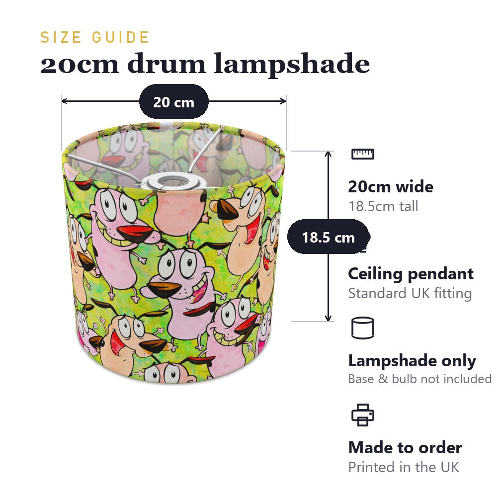 Colorful Cartoon Dog Pattern lampshade