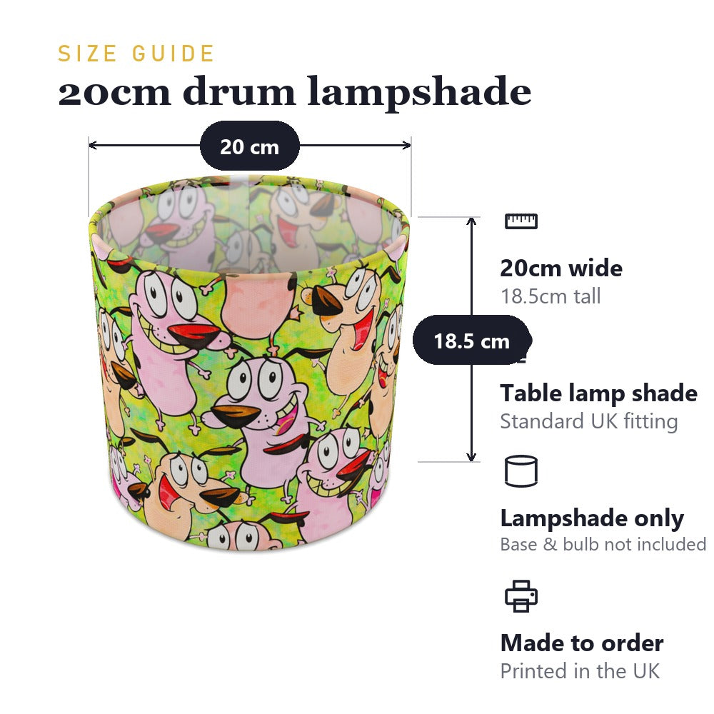 Colorful Cartoon Dog Pattern lampshade