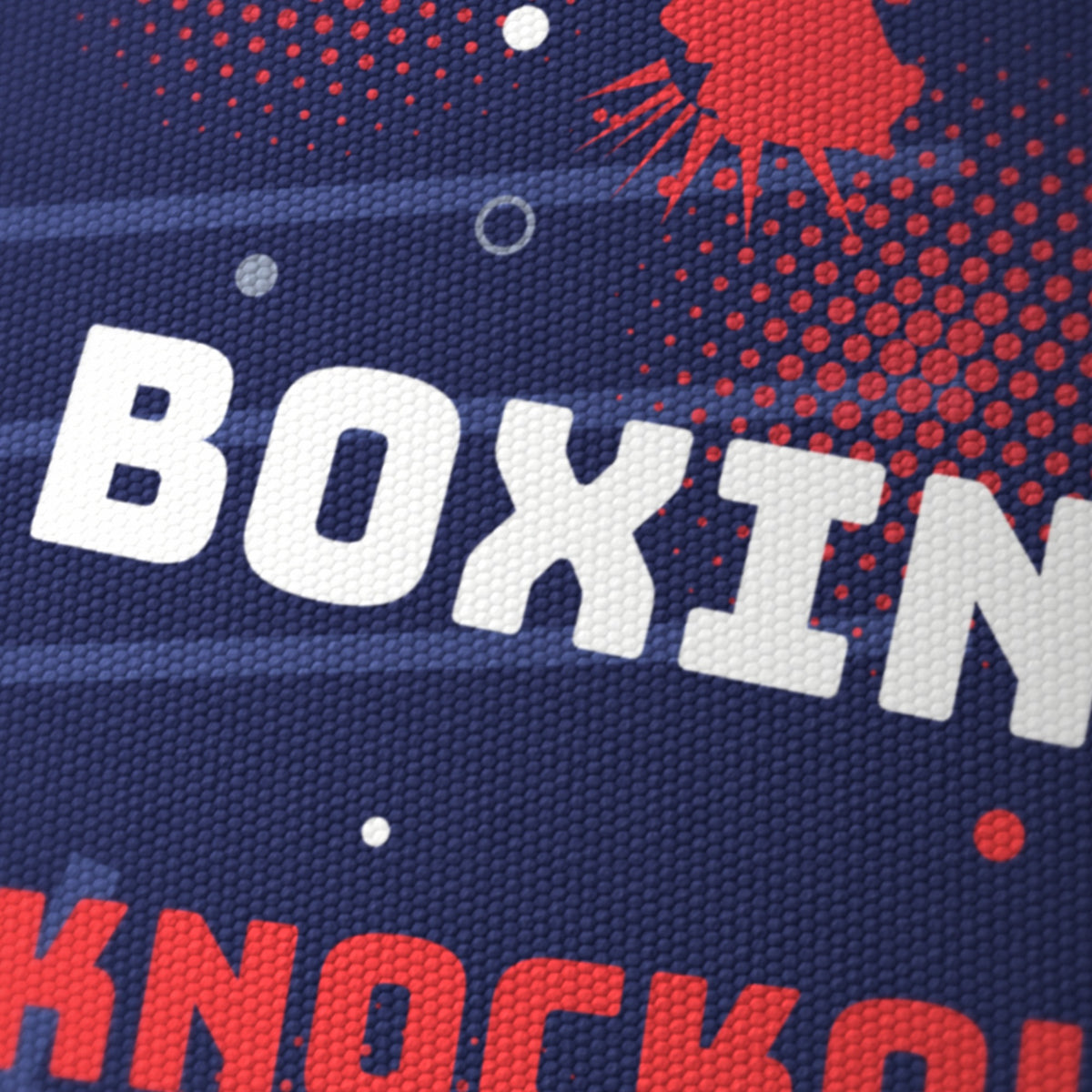 Navy Knockout Boxing lampshade - 20cm x 18.5cm Ceiling - photo 6