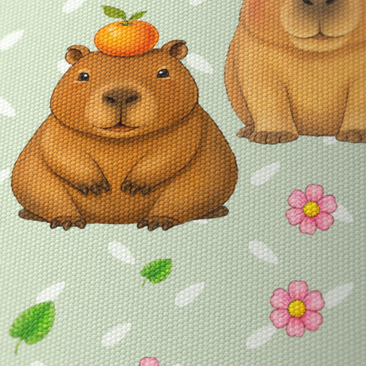 Sage Capybara Chill lampshade - 20cm x 18.5cm Ceiling - photo 6
