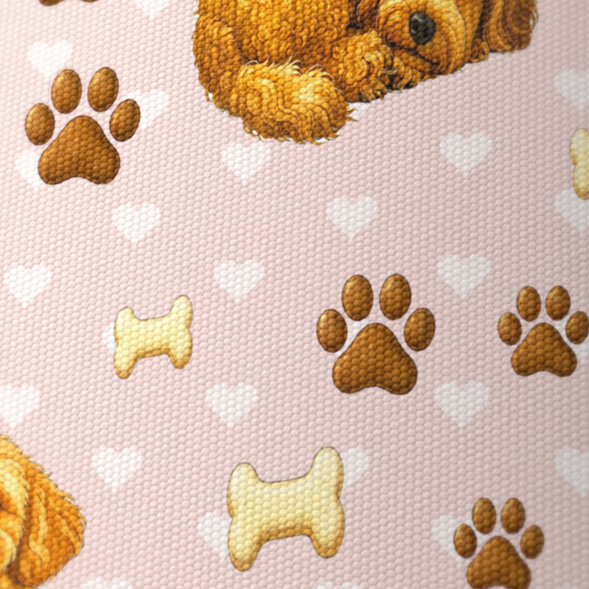Blush Cockapoo Love lampshade - 20cm x 18.5cm Ceiling - photo 6