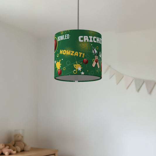 Pitch Cricket Crazy lampshade - 20cm x 18.5cm Ceiling - photo 2