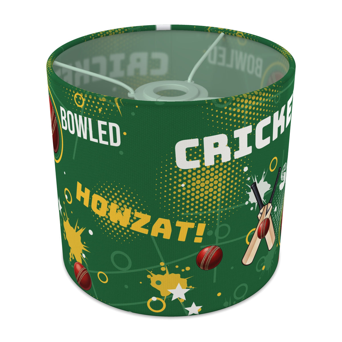 Pitch Cricket Crazy lampshade - 20cm x 18.5cm Ceiling - main photo