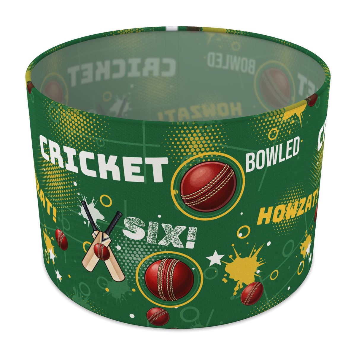 Pitch Cricket Crazy lampshade - 30cm x 21cm Table