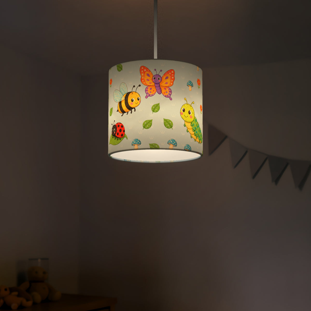 Sky Garden Bugs lampshade - 20cm x 18.5cm Ceiling - photo 5