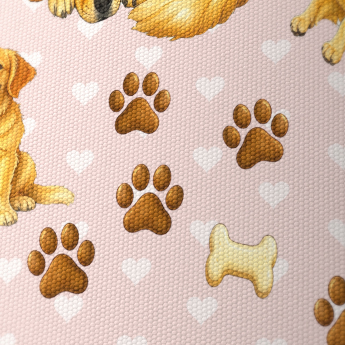 Blush Golden Retriever Love lampshade - 20cm x 18.5cm Ceiling - photo 6