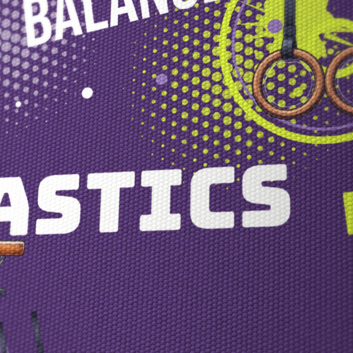 Purple Gymnastics Star lampshade - 20cm x 18.5cm Ceiling - photo 6