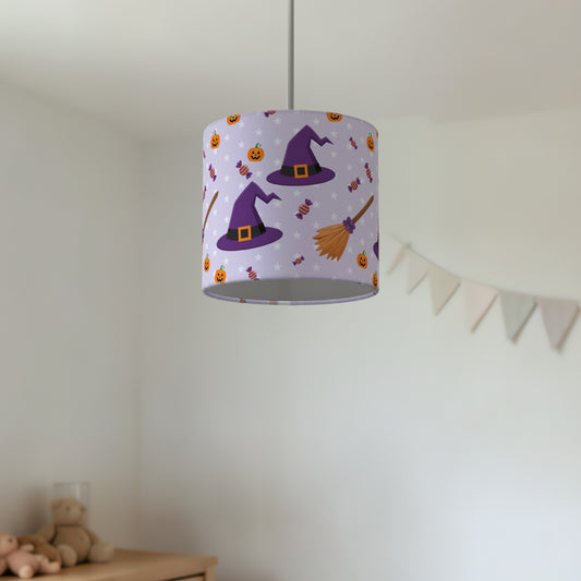 Lilac Halloween lampshade - 20cm x 18.5cm Ceiling - photo 2