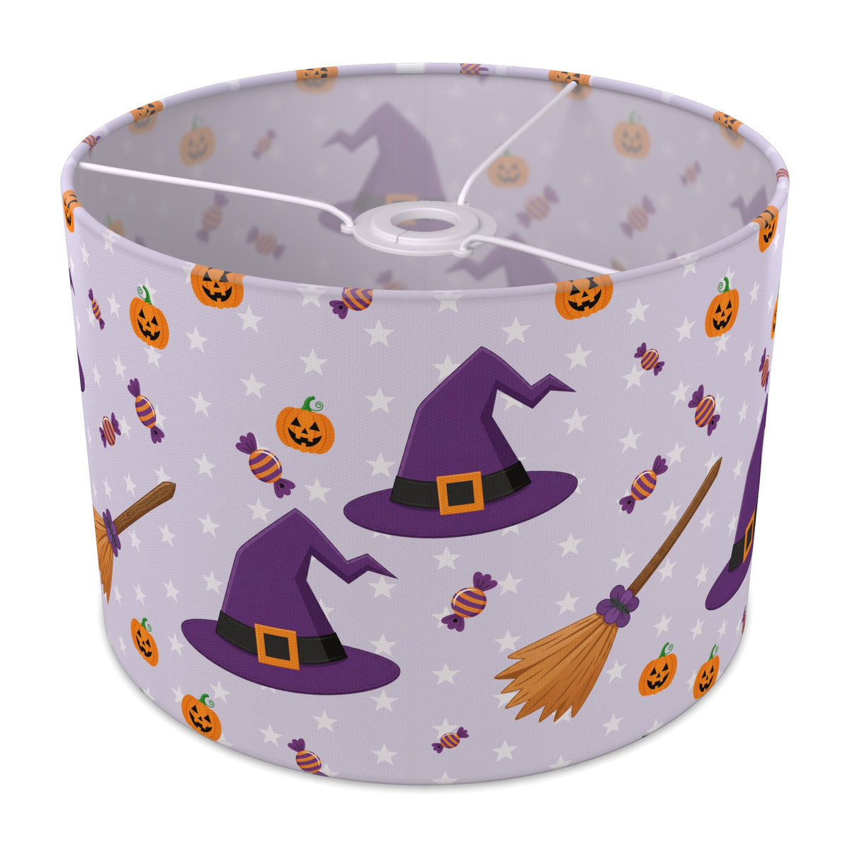 Lilac Halloween lampshade - 30cm x 21cm Ceiling