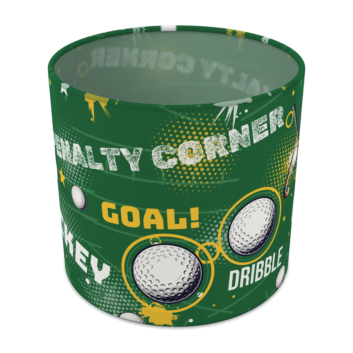 Pitch Hockey Hero lampshade - 20cm x 18.5cm Table