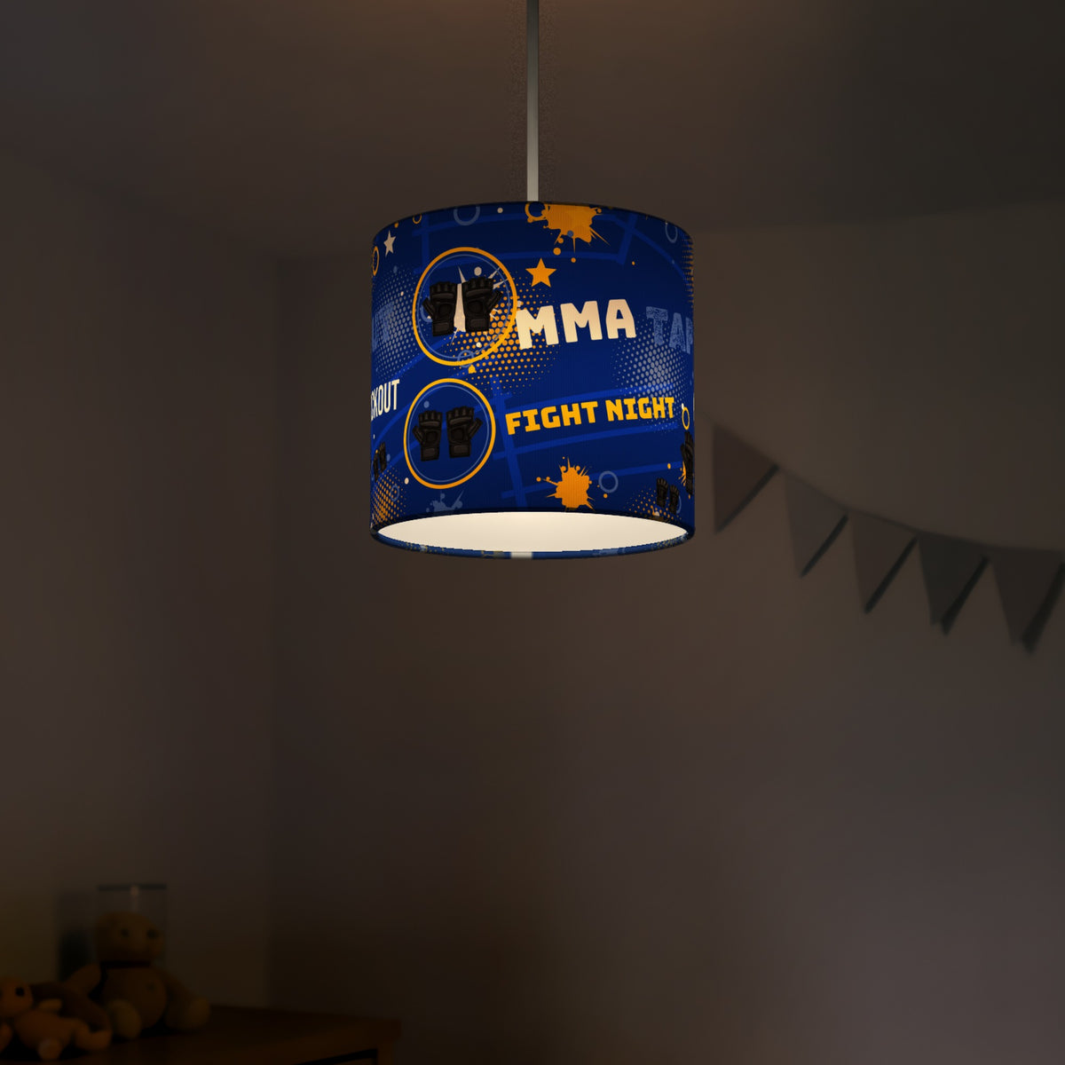 Royal Fight Night lampshade - 20cm x 18.5cm Ceiling - photo 5