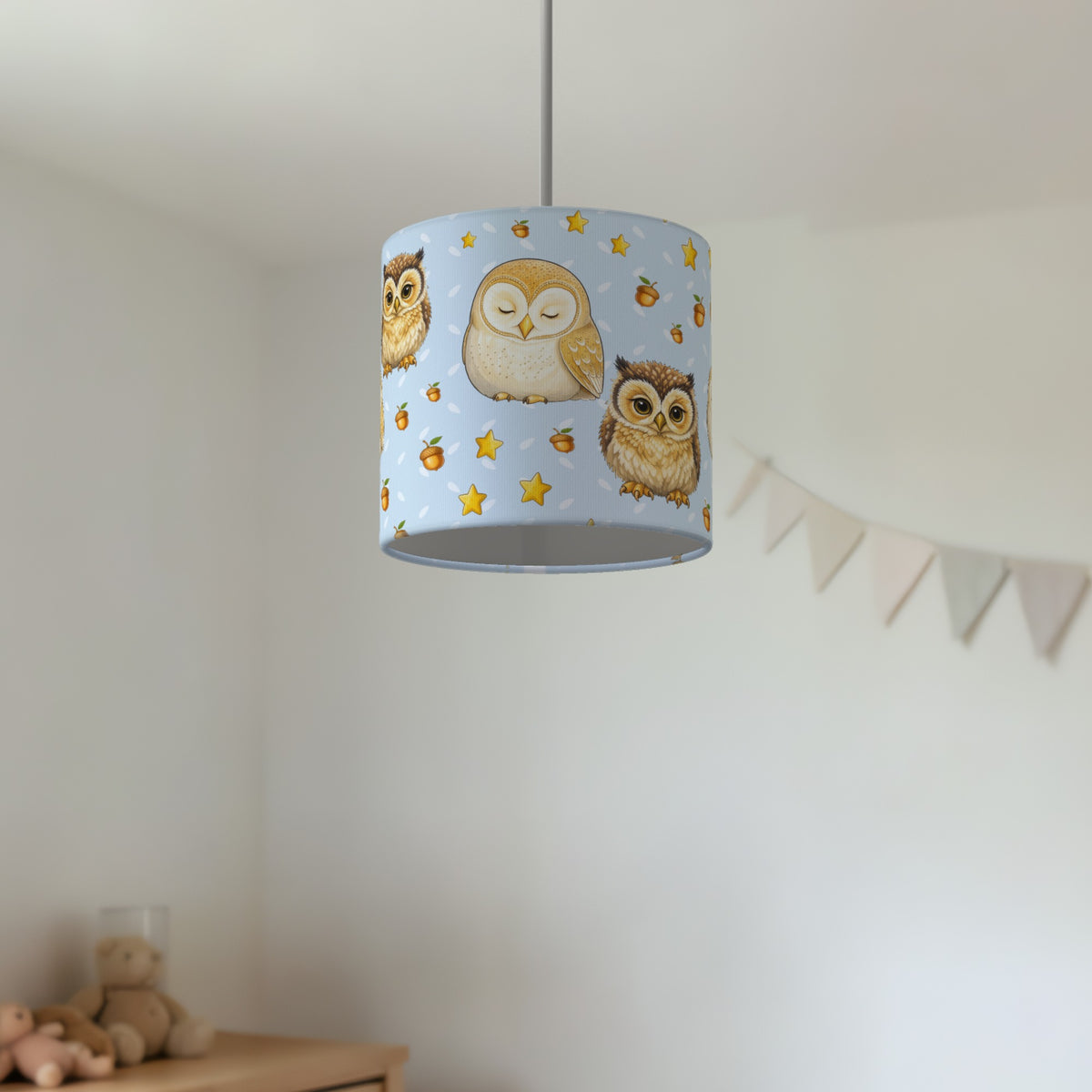 Sky Night Owls lampshade - 20cm x 18.5cm Ceiling - photo 2