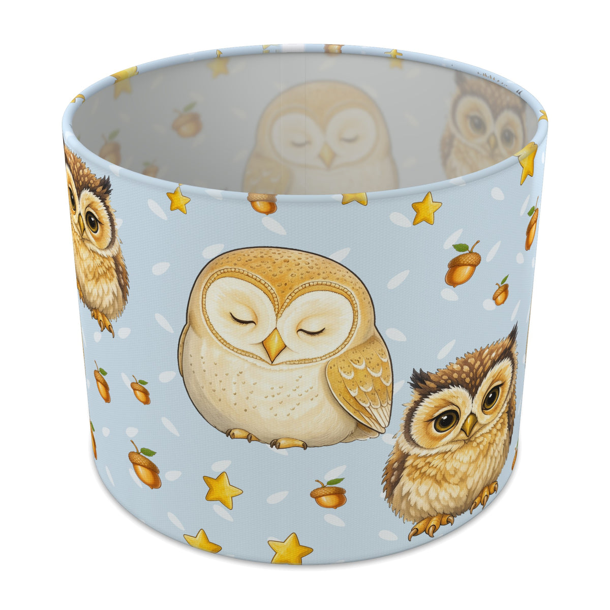 Sky Night Owls lampshade - 25cm x 20cm Table