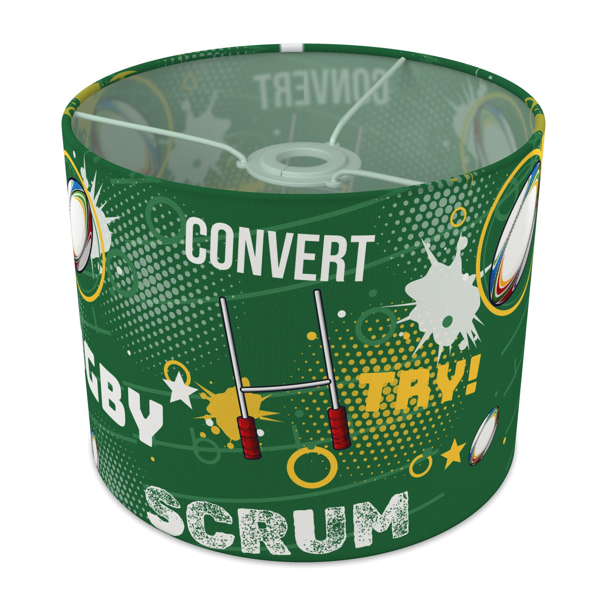 Pitch Rugby Crazy lampshade - 25cm x 20cm Ceiling