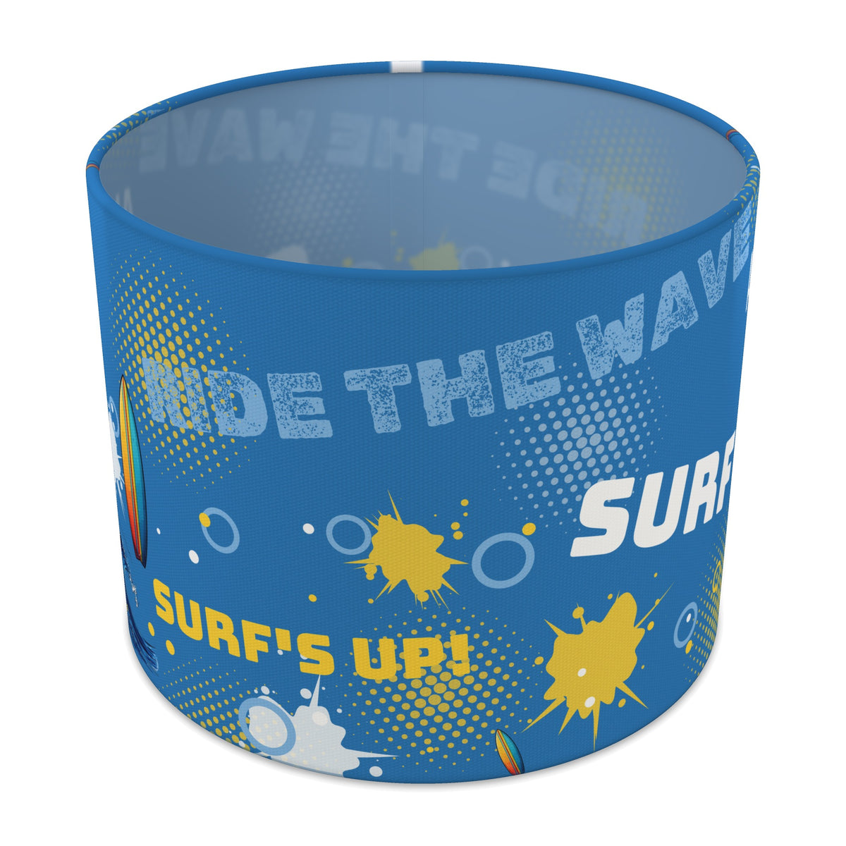 Sky Surf's Up lampshade - 25cm x 20cm Table