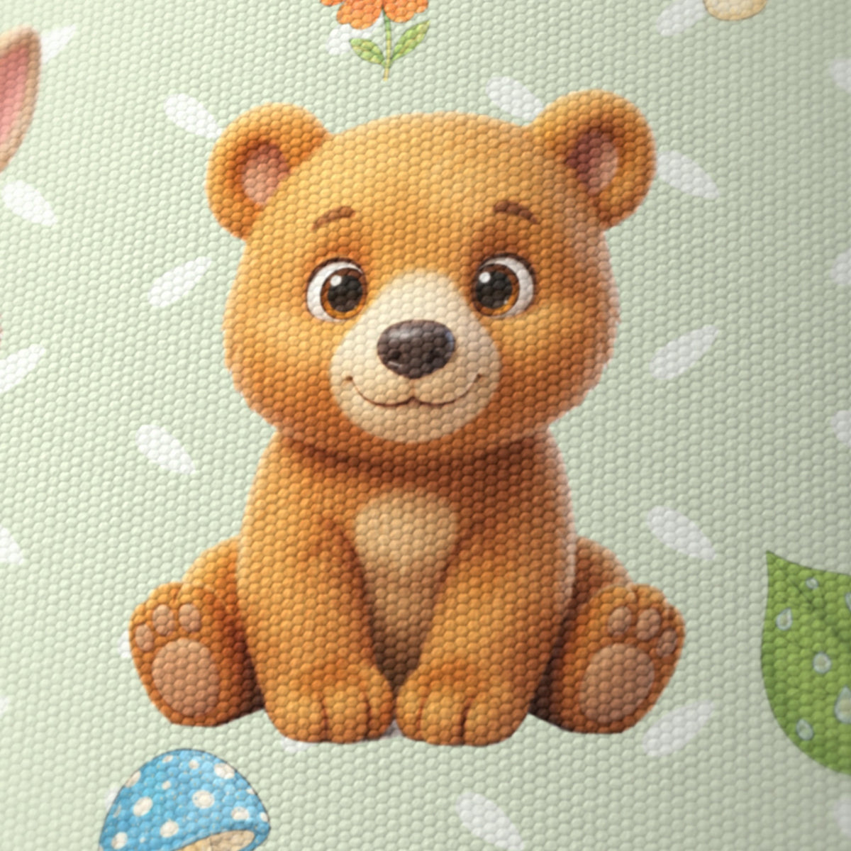 Sage Baby Woodland Friends lampshade - 20cm x 18.5cm Ceiling - photo 6
