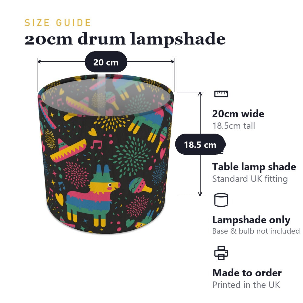 Colorful Fiesta Pinata Pattern lampshade