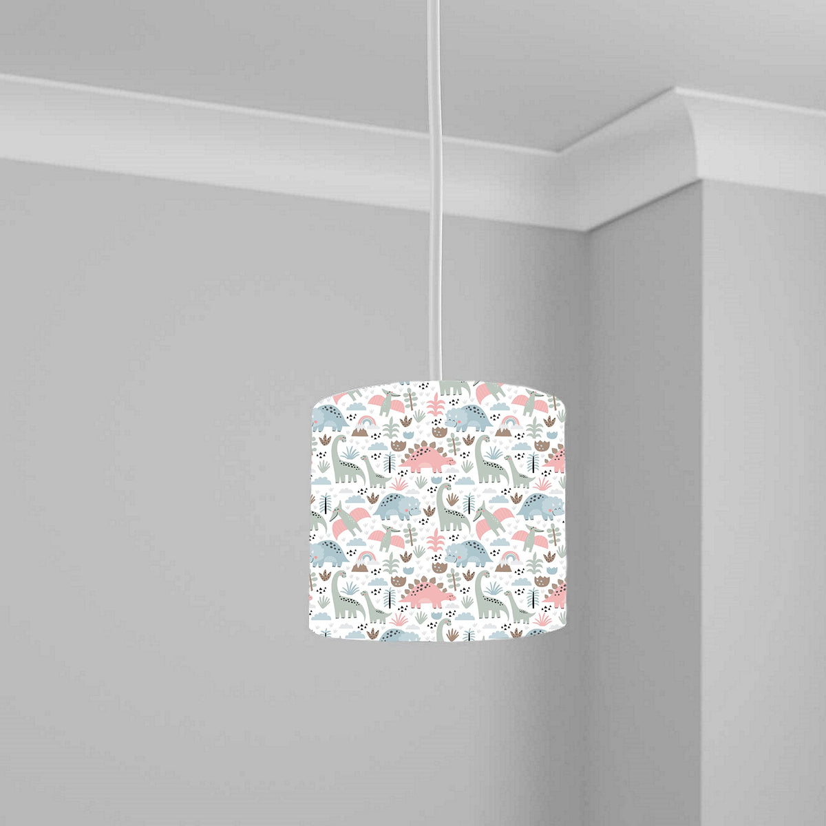 Colorful Dragon Fantasy Ceiling Lampshade Lightshade for Nursery - 20cm x 18.5cm - main photo