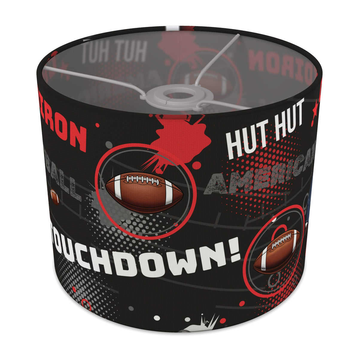 Black Touchdown lampshade - 25cm x 20cm Ceiling