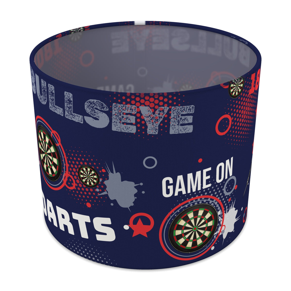 Navy Darts Night lampshade - 25cm x 20cm Table