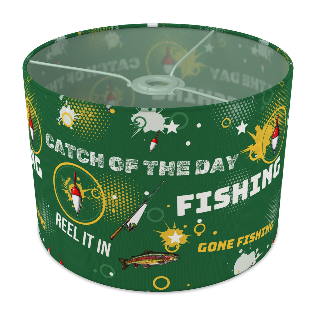 Pitch Reel It In lampshade - 30cm x 21cm Ceiling