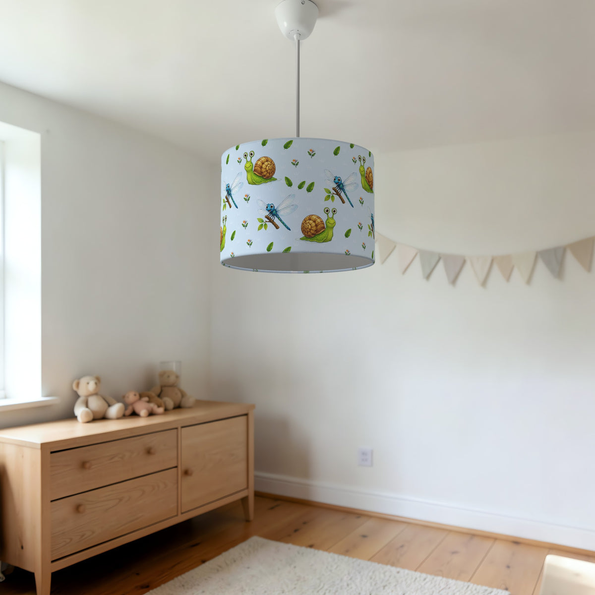 Sky Bug Friends lampshade - 20cm x 18.5cm Ceiling - photo 3