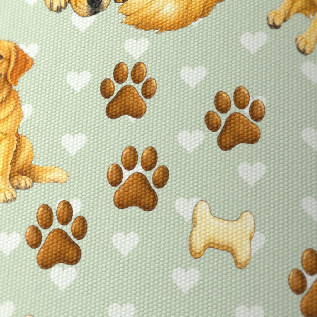 Sage Golden Retriever Love lampshade - 20cm x 18.5cm Ceiling - photo 6