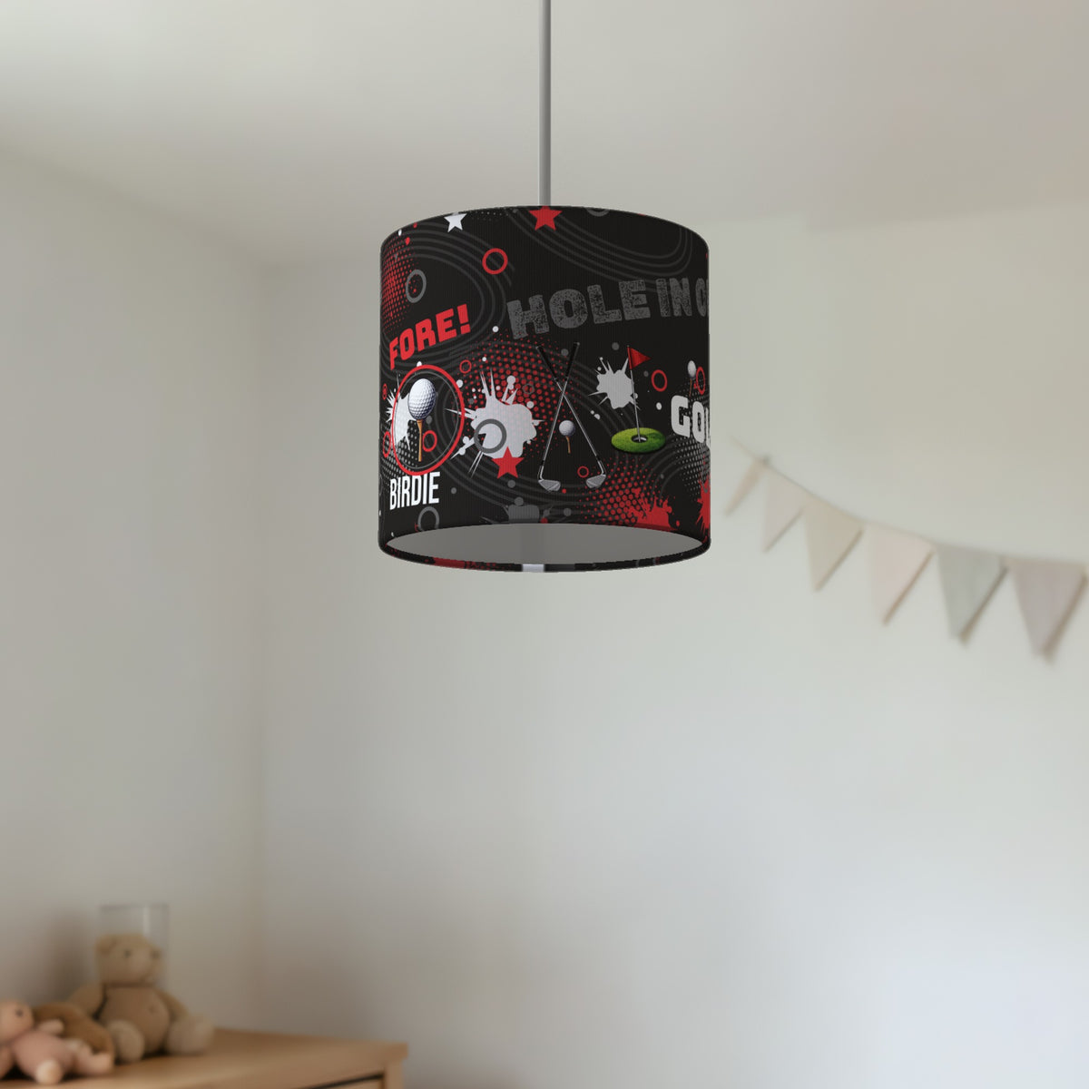 Black Golf Pro lampshade - 20cm x 18.5cm Ceiling - photo 2