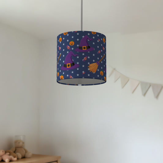 Navy Halloween lampshade - 20cm x 18.5cm Ceiling - photo 2