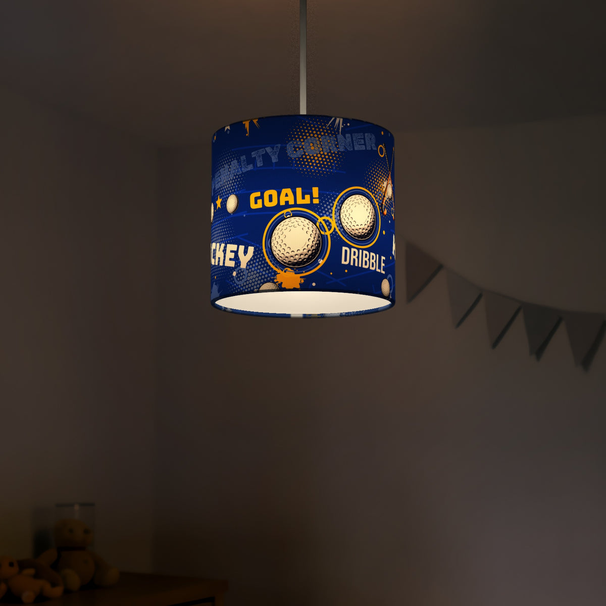 Royal Hockey Hero lampshade - 20cm x 18.5cm Ceiling - photo 5