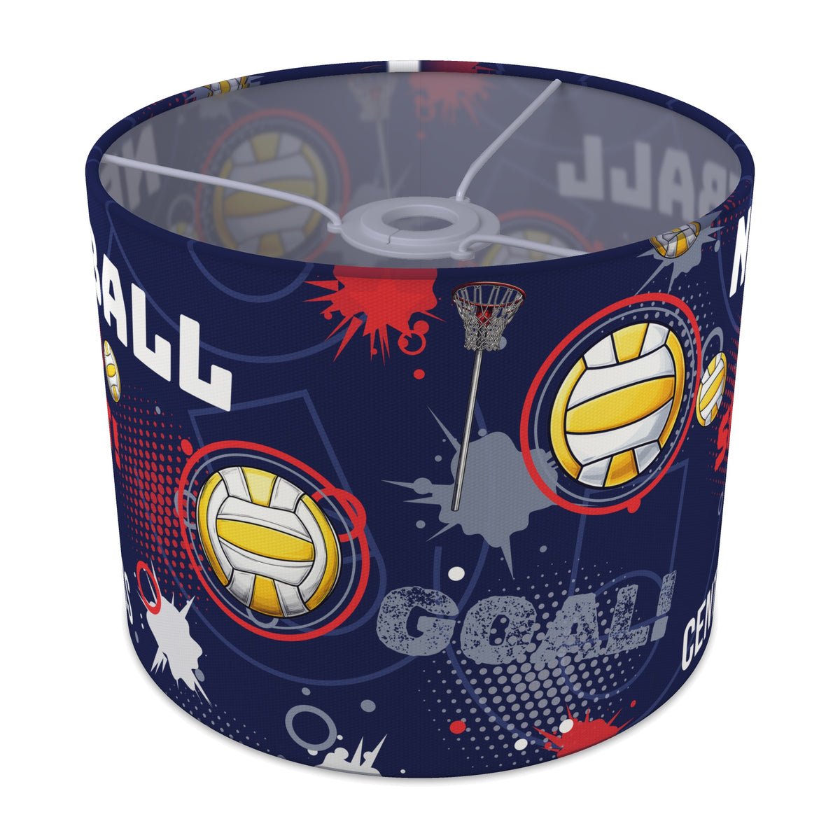 Navy Netball Star lampshade - 25cm x 20cm Ceiling