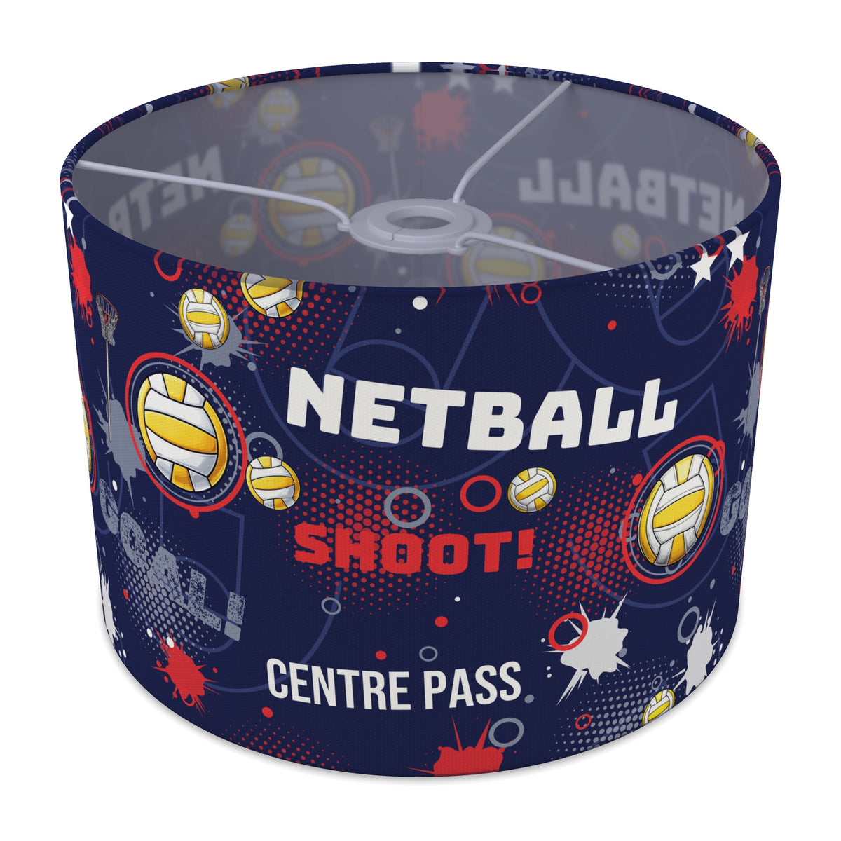 Navy Netball Star lampshade - 30cm x 21cm Ceiling