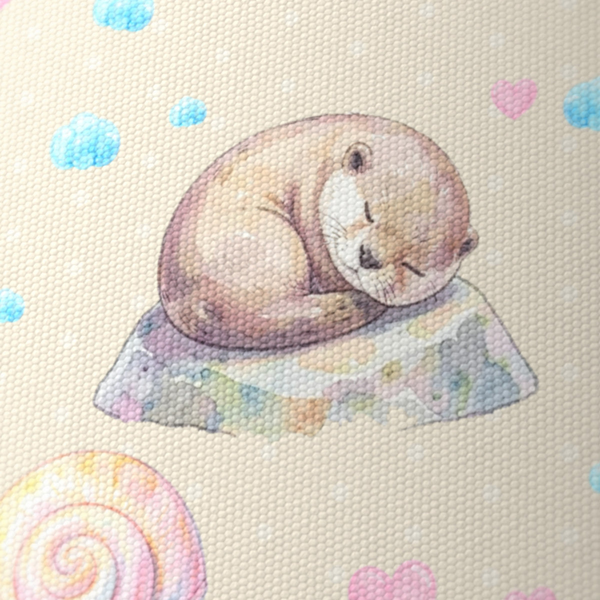 Cream Otter Friends lampshade - 20cm x 18.5cm Ceiling - photo 6